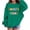 Green, variant on GiLiling Girls Boys Fourth Grade Back to School Sweatshirts, Letter Print Long Sleeve Pullover Top, Casual Tops for First Day of School Outfits (White, 8-9 Years)
