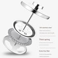 thumbnail image 6 of 2X French Press Coffee Pots Stainless Steel Glass Coffee Maker Multifunctional Hand Punch Pot Coffee Accessories 350ml, 6 of 6
