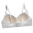 thumbnail image 4 of Jsaierl Women's Bras Wirefree Support T-shirt Bras Cotton Padded Bralettes Cozy Daily Full Figure Bras, 4 of 5