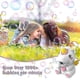 thumbnail image 2 of Máquina de burbujas para niños, máquina automática para hacer burbujas de juguete para niños y niñas pequeños, soplador de burbujas portátil de unicornio con solución de burbujas para interiores y ext, 2 of 5