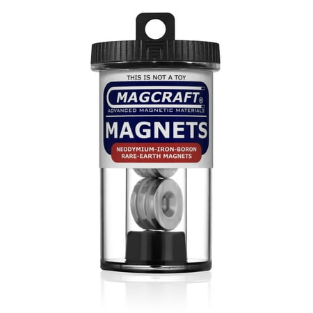 

MAGCRAFT® NSN0587 - Rare Earth Ring Magnets 0.75 in. Outside Diameter x 0.2 in. Inside Diameter x 0.125 in. Thick S 6-Count