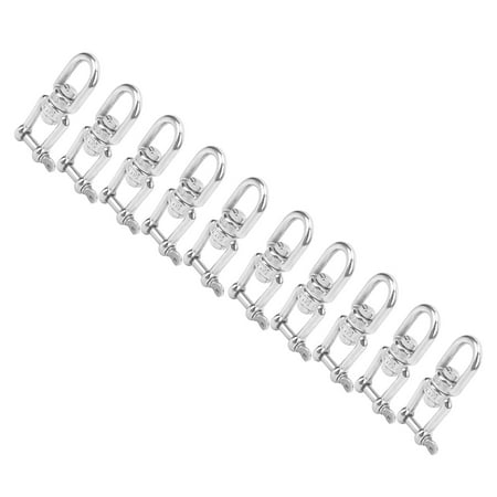 

Rotating Snap Rigging Accessories 10Pcs Stable Practical Stainless Steel Hook For Connection For 286.6lb
