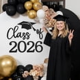 thumbnail image 6 of Graduation Backdrop Party Decor, White, 1 Set Themed Kit, Suitable for Graduation Season Party, 6 of 6