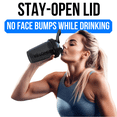 thumbnail image 7 of VELOMIX Leak Proof Protein Shaker Bottle with Wire Whisk, 2 Pack, 20 fl oz, Black/Clear, 7 of 7