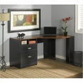 thumbnail image 3 of Bowery Hill Corner Computer Desk in Antique Black, 3 of 8