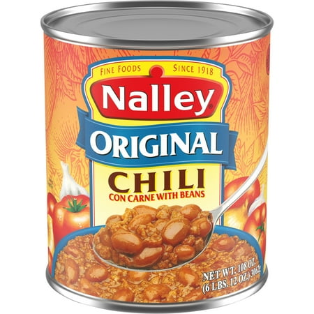 Nalley Chili Con Carne With Beans and Cheese, Family Size, 106 oz.
