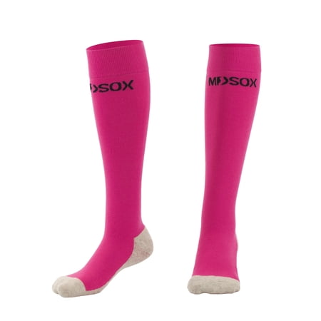 Graduated Compression Socks for Men &amp; Women | MDSOX 20-30 mmHg | (Pink, Large) - Best Choice, Ideal for Everyday Use, Travel, Running, Maternity Pregnancy, Nursing, Circulation &amp; Recovery