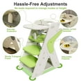 thumbnail image 4 of Adjustable Multifunctional High Chair,Child Feeding Seat with 5-Point Safety Harness and Removable Large Tray, 4 of 7