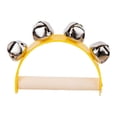 thumbnail image 1 of Tambor de instrumento de percusión de s de madera para fiestas, vacaciones, , niñas, regalos Amarillo Yuyangstore Pulsera campanilla, 1 of 8