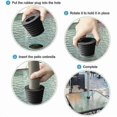 thumbnail image 4 of 2PCS Rubber Umbrella Cone Wedge For Parasol Base Holder Hole Plug Table Patio Umbrella 1.5inch/38mm, black, 4 of 4