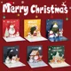 thumbnail image 1 of Tarjetas de felicitación navideñas Pop-UP 3D con sobre, 5/1 piezas, tarjeta postal de bendición familiar, cumpleaños, Año Nuevo, decoración navideña, 1 of 5