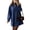 Navy, variant on Women's Denim Shirt Dresses Long Sleeve Pleated Jean Dress Button Down Casual Tunic Top, S