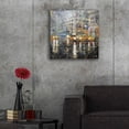 thumbnail image 5 of Epic Art 'Manhattan Orange Rain' by Mark Lague, Acrylic Glass Wall Art, 24"x24", 5 of 8