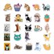 thumbnail image 5 of Cool stickers impermeables y protección solar 50 piezas de lindos stickers de dibujos animados de gatos, 5 of 5