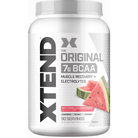 Scivation Xtend BCAA Powder, Branched Chain Amino Acids, 7g BCAAs, Watermelon Explosion, 90