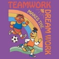 thumbnail image 2 of Girl's Sesame Street Teamwork Makes the Dream Work  Graphic T-Shirt, 2 of 4