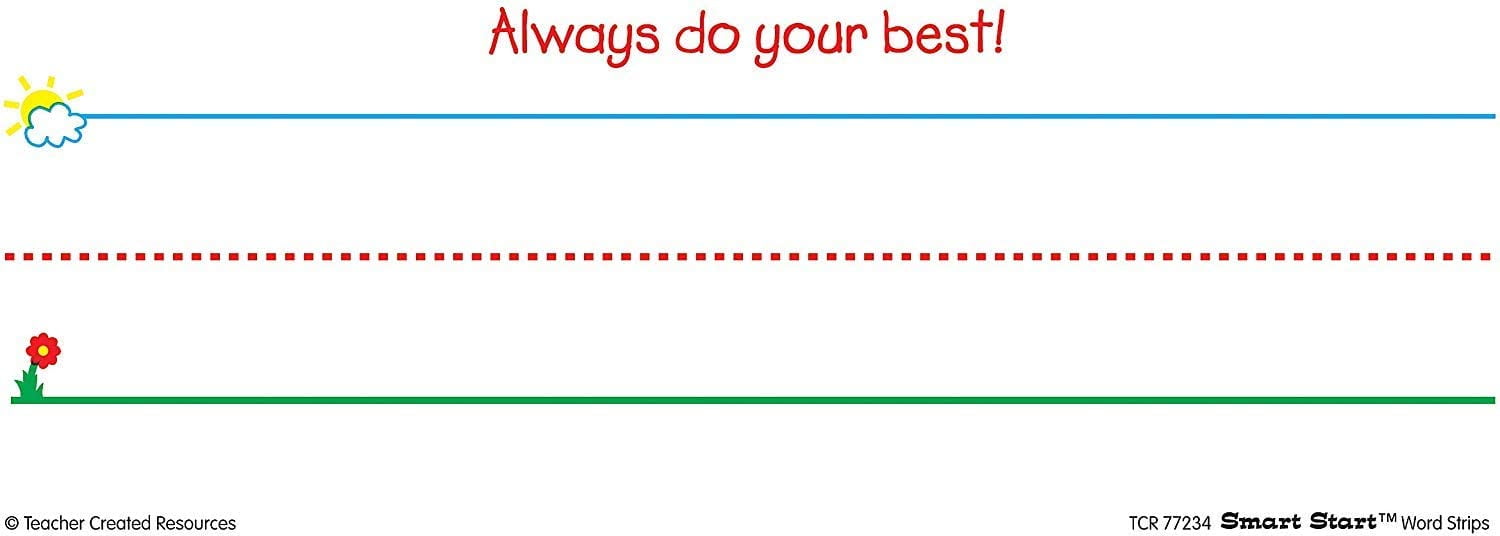 Teacher Created Resources Smart Start Word Strips (77236