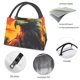thumbnail image 4 of Fotbe Hawaiian Style Bald Eagle Bolsa Térmica Portátil con Estampado, Bolsa de Entrega de Alimentos Aislada, Bolsa Reutilizable de Gran Capacidad para Comidas y Supermercado, 4 of 6