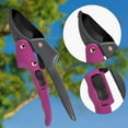 thumbnail image 4 of Premium 8 inch garden clippers, 3 Times Easy to Work, Arthritis Weak Hand Snips (Pulley lever -pruners- Purple)-Style 1, 4 of 5