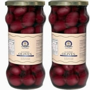 O'Valley Farms - Alfonso Black Olives Whole, Botija Olives (Pack of 2), 20 Oz x 2