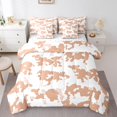 thumbnail image 1 of YST Pink Cowhide Comforter Set, 7-Piece, Farmhouse, Twin, 1 of 5