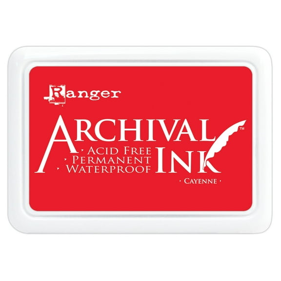 Ranger Archival Ink Pad #0-Cayenne