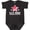 Black Leopard, variant on Red Friday Remembering Everyone Deployed with Red American Flag Boys or Girls Baby Bodysuit