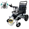 Electric Wheelchair for Adults, Portable All Terrain Lightweight Wheelchairs, Red