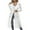 White, variant on Aayomet Long Coats For Women Women's Thickened Down Coat with Adjustable Hood Warm Winter Jacket,White XL