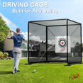 thumbnail image 2 of Jaula de golf YUNIC con marco de acero para practicar en el patio trasero, 2 of 4