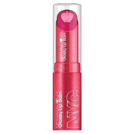 NYC New York Color Applelicious Glossy Lip Balm, 355 Pink, 0.12 Oz.
