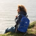 thumbnail image 3 of WATERFLY Unisex 25L Small Foldable Packable Travel Hiking Nylon Backpacks Daypack,Blue, 3 of 7