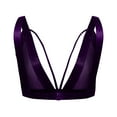 thumbnail image 5 of Aboser Push Up Bras for Women See Through Balconette Bra Lightly Mesh Sheer Bralettes Cut Out Wireless Bra Comfort 1/2 Cup Lingerie, 5 of 7