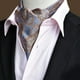 thumbnail image 2 of Corbata Ascot Sunnimix Paisley Floral Jacquard para hombre, 2 of 8
