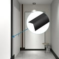 thumbnail image 3 of 3 Pcs Aluminum Wall Corner Protectors L Molding Corner Guards for Walls Doors Window Cabinets, Black, 3 of 5