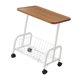 thumbnail image 4 of Mesa auxiliar móvil con ruedas, carrito utilitario, organizador de almacenamiento multifuncional Piernas blancas, 4 of 9