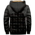 thumbnail image 5 of Men's Winter Print Hooded Jacket, Plaid Ethnic Pattern Fleece-Lined Thick Casual Zipper Coat for Outdoor Leisure and Holiday Gift,Green,6XL, 5 of 5