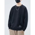 thumbnail image 3 of Nuevas sudaderas con capucha de cuello redondo de color sólido de manga larga para hombres, sudaderas de moda de calle alta, ropa de calle Y2K de otoño, 3 of 5