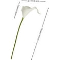 thumbnail image 4 of 10pcs Real Touch Artificial Calla Lily Flowers for Decoration, Outdoor Wedding Bouquets, Lifelike Faux Flowers for Home, Garden, Party, and Event Decor (Yellow), 4 of 5
