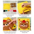 thumbnail image 2 of Educational Embroidery Doll Set Cartoon Felted Sewing Craft Set Kids Educational and Fun Activity for Toddler, 2 of 4