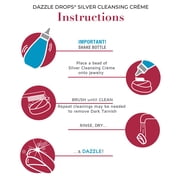 Connoisseurs Dazzle Drops Silver Jewelry Cleaner، Cleans All Silver Jewelry and Gemstones، 1 fl oz