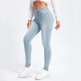 thumbnail image 2 of Women's High Waisted Jean Elastic Waist Pull on Pants Trendy Baggy Loose Denim Pants, 2 of 9