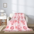 thumbnail image 2 of Hirioo Pigs Head And Donuts for Flannel Blanket, Cozy and Warm Throw for Bed or Couch ,Perfect for All Seasons-60"x50", 2 of 6