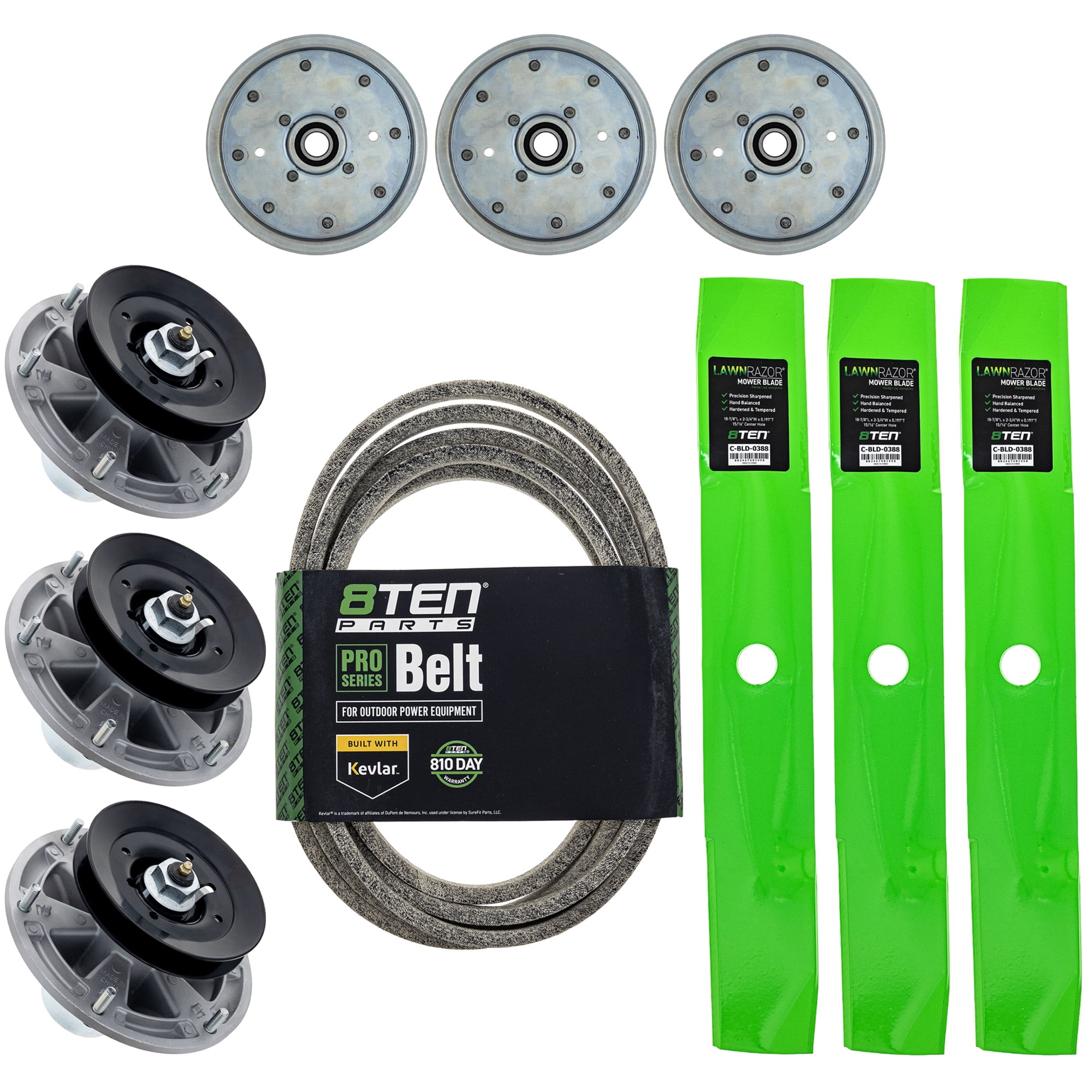 8TEN Blade Spindle Kit for Kubota Z421 Z422 RCK54P-400Z K5613