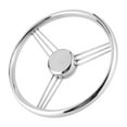 thumbnail image 2 of Yacht Steering Wheel,13-1 / 2 Inch Spoke Steering Wheel Boat Steering Wheel Top-Notch Performance, 2 of 8