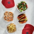 thumbnail image 4 of Rubbermaid Easy Find Lid 34 Pc Set of Food Storage Containers with Vented Lids, Plastic Food Storage Containers with Easy Find Lids, Great for Leftovers, Meal Prep & Organization, 4 of 9