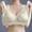 Beige, variant on TIANZEN Women's Lace Edge Without Steel Ring Movement Seamless Gathering Adjustment Yoga Sleep Large Bra Back Bra Women Bras Wireless Padded Women Bras Push up