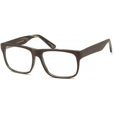 K-Mars Art 304 Grey Wood Plastic Eyeglasses 55mm KMO