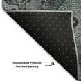 thumbnail image 5 of Addison Rugs Mayfield Premium Machine Washable Transitional Panels Green Rectangle Rug, 9' x 12', 5 of 7