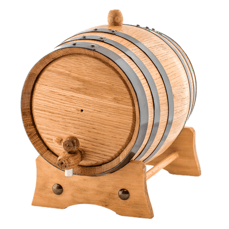 2 Liters American White Oak Wood Aging Barrel | Age your own Tequila, Whiskey, Rum, Bourbon, (Best Bourbon Barrel Aged Stouts)